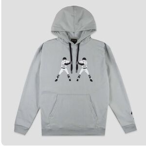 Baseballism Back to Back Jacks Hoodie - Grey Men's